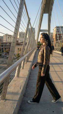 KV Leather - Pedestrian Bridge [VAR:1] [Rotated 35° Right]